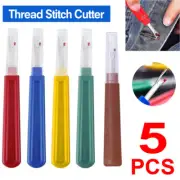 5pcs Stitch Cutter Craft Plastic Thread Seam Ripper Unpicker Sewing Tool 13.5cm