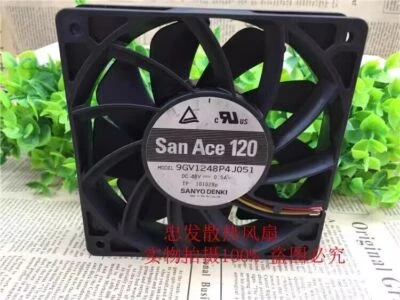 Sanyo 9GV1248P4J051 DC48V 0.5A 12CM 4-Wire Silent Cooling Fan