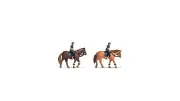 N15078 Noch OO/HO Gauge German Mounted Police (2) Figure Set