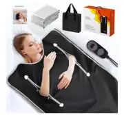 Pro Electric Portable Infrared Sauna Heat Blanket Detoxification NEW