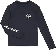 [Volcom] Boys' Rash Guard Shirts - UPF 50+ Quick Dry Long Sleeve Sun Protection Swim Shirts - Kids Swimwear T-Shirt (S-XL)