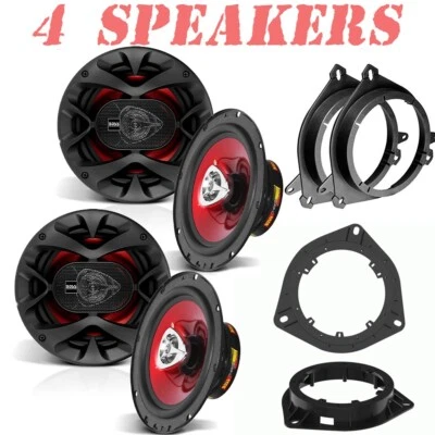 BOSS Audio 2-way 6.5" Front & Rear Door Speakers for 2001-2007 Toyota Sequoia (for: Toyota)