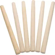 6pcs Wooden Hoe Handle Replacement for Farm Tools Durable Long Handle for Hatchet Shovel and Comfortable Grip Effort Saving Design Versatile Gardening Accessories