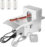 Electric Sausage Knotting Machine, Automatic Tying Machine with 2 Switch Modes, Sausage Linker with Foot Switch Control, Stainless Steel Sausage Binding Tool for Food Factory Restaurant