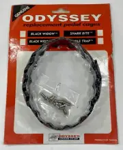 Odyssey Shark Bite Pedal Cages Black NOS In Package Old Mid School BMX Racing OG
