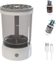 HoLiane SparkSpin USB Electric Makeup Brush Cleaner-Portable, Automatic, Plug-In