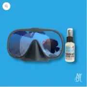 Next Descent Mako Scuba Mask And Defog Bundle