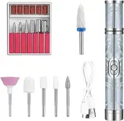 Manicure Drill - Electric Nail Drill Machine | Gel Polish Remover, Low Noise Pedicure Tool, Hand Fingernail Tools for Gel Nails Polish & Grind