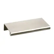 Barben Glide Round Edge Cabinet Lip Pull 25mm Satin Stainless Steel
