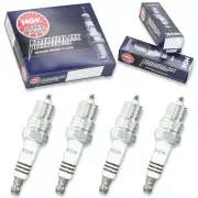 4pcs 73-85 OMC 14mm Hds Taper Seat NGK Iridium IX Spark Plugs Stern Drive ef