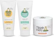 True Frog Shampoo For Curls (150 ml), Everyday Hair Conditioner (150 ml) & Deep Conditioning Mask (200 g) For Curly and Wavy hair to Repair and Rejuviante Curls - Combo Pack of 3