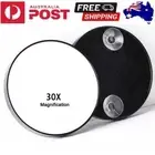 30X Magnifying Make Up Eyebrow Mirror With Strong Suction Cups Travel Bathroom
