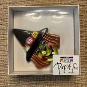DEMDACO Glass Fusion POP INS Witch Halloween Lori Siebert NIB