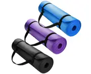 10MM Thick Durable NBR Yoga Mat for Gym and Pilates