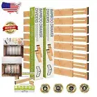 Adjustable Bamboo Drawer Dividers - 8pk Kitchen Organizer for Stylish Storage