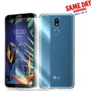 Premium Real 9H+ Screen Protector Back Cover Case for T-Mobile LG K40 X420TM USA