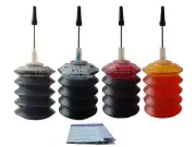 Refill ink for HP Canon Lexmark Dell Brother inkjet printer 4x30ml