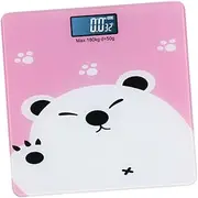 HAMPPLIES Weight Scale Pink Boys and Girls Digital Baby Pet Scale Compact Size Large LCD Display Max 180kg