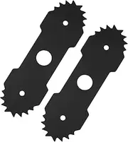 Refitial Edger Blade 638006008 638006007 with Teeth Compatible with Ryobi RY13050 RY13050A RY15518 RY40030 P2300 Heavy-Duty Blade 8-5/8'' Length, 1" Center Hole 2-Pack