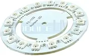 16-Bit 60mm 5V Rainbow Precise WS2812 WS2811 5050 RGB LED Lamp Panel Round Light