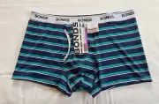 Bonds Mens MXVDT 95R Stripe Print Microfibre GuyFront Trunk Brief Size XXL New