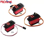 20kg High Torque Metal Gear Digital RC Robot Servo Motor 180 270 360 Degree