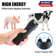 Handheld Cattle Prodder Stock Prod Rechargeable 10000V Electric Shock Pig Sheep~