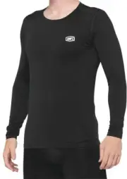 100% 40045-00000 Basecamp Jersey - Long-Sleeve - Black - Small 40045-00000