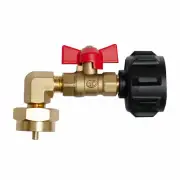 Propane 1lb Tank Refill Adapter Transfer Valve 20lb Cylinder Transfiller