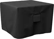 SHINESTAR 32 Inch Fire Pit Cover for TACKLIFE & Endless Summer Outdoor Fire Table, Heavy Duty Waterproof Square Fire Pit Cover for Outdoor Propane Fire Pit Table