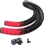 Perfeclan Bike Handlebar Tape Handle Wrap with Bar End Plugs Nonslip Comfortable Bicycle Bar Tape Bicycle Handlebar Tape for Biking