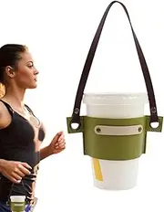 Water Cup Sling | Water Coffee Cup Carrier,Water Cup Holder Carrier, Water Bottle Drinks Sleeve for Water Bottles, Coffee Cups