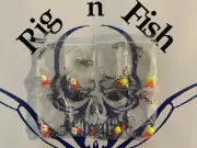 8 Fluorocarbon Surf / Pier Fishing Rigs for Pompano, Whitings, Flounder, Spots..