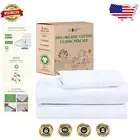 Luxurious Twin XL Sheets Set - Crisp Cotton Percale, GOTS Certified Quality