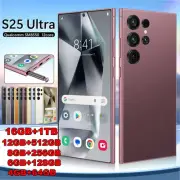 Unlocked S25 Ultra 7.3" 5G Smartphone New Android14.0 Dual SIM Cellphone w/S Pen