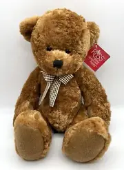 NWT Russ Berrie “Tyler” the Brown Teddy Bear by Rikey Austin