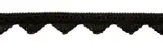Black 1.5" Scallop Fringe Gimp Midnight's Embrace [By The Yard]