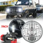 6000K Fits Suzuki Samurai 1986-1995 7" inch Round Headlights Hi-Lo beam DRL