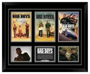 BAD BOYS TRILOGY WILL SMITH Signed Limited Edition Photo Memorabilia Wooden Frame