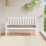 VRAXO Garden Bench Cushion Taupe 150x50x7 cm Oxford Fabric -2.35KG,361610