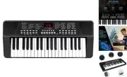 Piano Keyboard for Beginners, 37 Keys Built-in 1200mA Rechargeable Battery