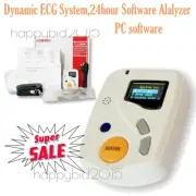 CONTEC Dynamic ECG Holter Systems 24 Hours EKG Recorder/Analyzer,Free software
