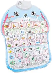 ROMISBABA 1pc Interactive English Learning Poster for Bilingual Audio Chart Material Fun Early Education Wall present for Learning and Development