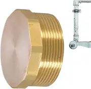 Pipe Plug - Galvanized NPT Connector Pipe Plug - Hose Adapter, Portable Blanking Plug Fitting, Water Pipe Plug for Petroleum, Petrochemical, Brewing