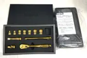Set of 11 KTC Kyoto Tool Mirror Nepros 9.5sq. Socket Wrenches NTB311AZGL W/ Case