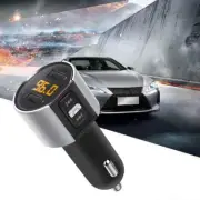 Car Bluetooth-Compatible FM Transmitter Wireless Hands-free Adapter Charger Kit