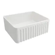 Turner Hastings Novi Fireclay Single Bowel Butler Sink - Gloss White