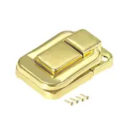 Toggle Latch, 40mm Yellow Decorative Hasp Jewelry Suitcase Box Catch 10 pcs