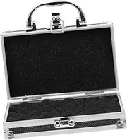 OSALADI Portable Aluminium Alloy Tool Box Multi-functional Storage Case Reinforced Handle for Home Garage Workshop Workplace Accessory Organizer for Tools and Items