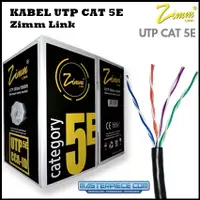 在飛比找蝦皮購物優惠-Hitam Zimmlink UTP 電纜 CAT5E CA